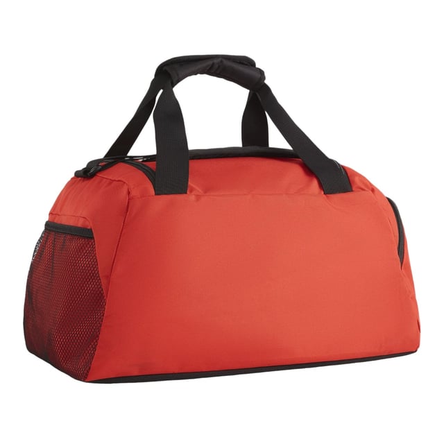 Adjustable Shoulder Strap, Carry Handles. Fastening: Zip. Design: Logo. Compartments: 1 Main Compartment. Pockets: 1 Front Pocket, 1 Side Pocket, Mesh Pocket.