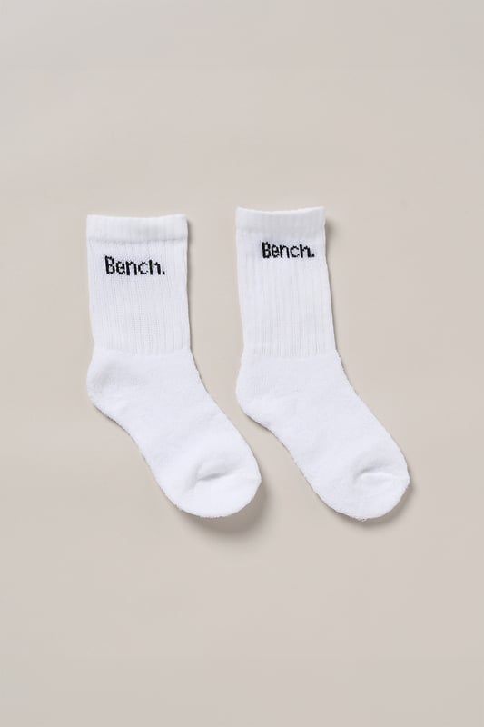 This comfy 3-piece set from Bench includes a short sleeve sweatshirt, matching brushed sweat shorts and soft sports crew socks - designed for easy everyday wear. Made from breathable fabric with stretch ribbed trims and an elasticated waistband for a flexible fit. A versatile outfit choice that blends comfort, movement and style.