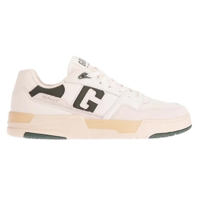 Upper: Cow Suede Leather, Nylon. Lining: Terry. Outsole: Rubber. 6 Eyelets. Flat. Cut: Low. Design: Logo, Perforated. Toe Style: Round. Fastening: Lace Up.