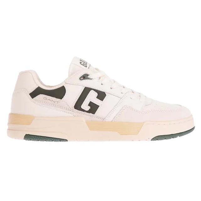 Upper: Cow Suede Leather, Nylon. Lining: Terry. Outsole: Rubber. 6 Eyelets. Flat. Cut: Low. Design: Logo, Perforated. Toe Style: Round. Fastening: Lace Up.