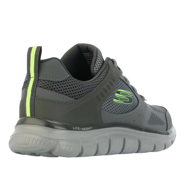 Bovenstuk: Gecoat leer, Synthetisch. Voering: Textiel. Binnenzool: Kussen, Memory Foam. Buitenzool: Flexibel, Rubber, Tractiegrip. Hiellus, Gevoerde enkel, Gevoerde tong, Treklipje, Versterkte hiel. Vlakke. Snit: Laag. Ontwerp: Logo, Tekst. Teenstijl: Rond. Sluiting: Vetersluiting.