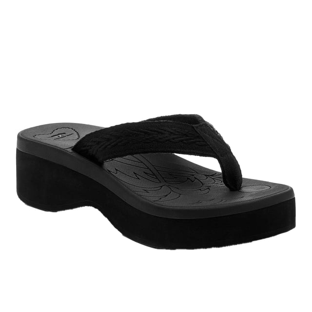 Materiaal: EVA. Stof: Linnen, Badstof, Webbing. Binnenzool: EVA. Zachte structuur. Platform. Hakhoogte: 2.1in. Ontwerp: Vogels, Chevron, Reliëf, Logo, Bomen. Teenstijl: Open. Fastening: Slip-on, Web Strap.