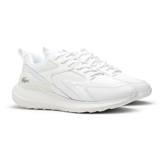 Lacoste L003 Neo Trainers The L003 Neo lifestyle trainer from Lacoste fuses statement aesthetics with sport-informed detailing. Featuring bold styling but with added technical details, including a mix of premium materials, a durable, wedged sole and ergonomic features. This modern sports shoe showcases the traditional Lacoste branding including the famous croc symbol on the side.