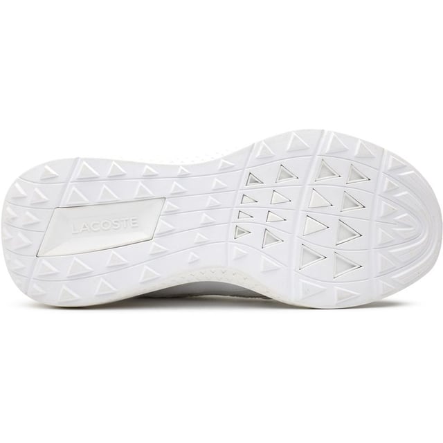 Lacoste L003 Neo Trainers The L003 Neo lifestyle trainer from Lacoste fuses statement aesthetics with sport-informed detailing. Featuring bold styling but with added technical details, including a mix of premium materials, a durable, wedged sole and ergonomic features. This modern sports shoe showcases the traditional Lacoste branding including the famous croc symbol on the side.
