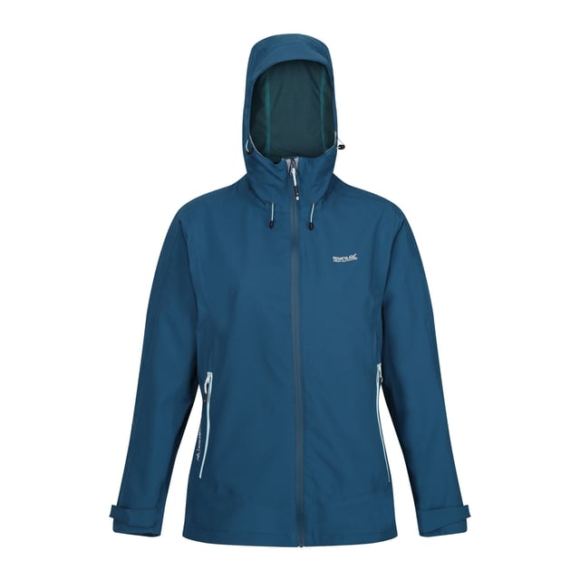 Materiaal: Gerecycleerd polyester. Stof: Ripstop, Stretch. Ontwerp: Logo, eenvoudig. Stoftechnologie: Ademend, Duurzaam, DWR Finish, Isotex 15000, Lichtgewicht, Waterafstotend, Waterdicht, Winddicht. Halslijn: Kap, staande kraag. Manchet: Haak en Lijn Riem. Mouwtype: Met lange mouwen. Getapete naden, Mesh panelen onder de armen, Ritsen onder de armen. Kapkenmerken: Verstelbaar, Gegroeid op Kap, Technisch. Zakken: 2 Onderzakken, 1 Binnenzak, Ritssluiting. Bevestiging: Volledige ritssluiting. 10000g/m²/24hrs. 8 UK: 32 in. 10 VK: 34 in. 12 VK: 36 in. 14 VK: 38 in. 20 VK: 45 in. 18 VK: 43 in. 16 VK: 40 in.