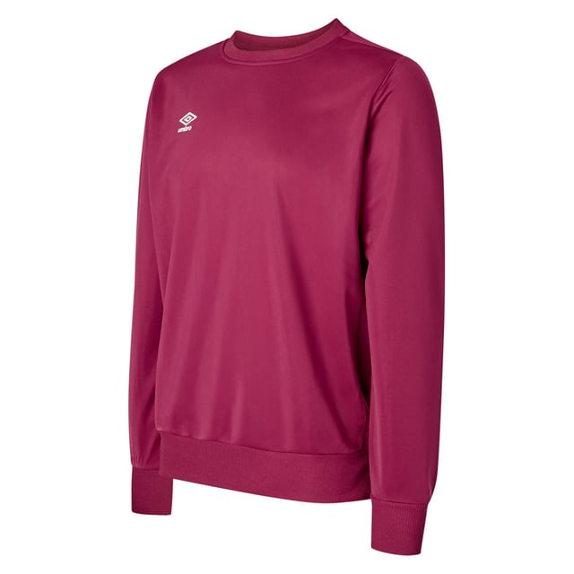 Fabric: Elastane, French Terry, Polyester. Design: Stacked Logo. Contrast Shoulders, Loop Back, Side Panels. Hem: Ribbed. Neckline: Crew Neck, Ribbed Collar. Sleeve-Type: Long-Sleeved. Cuff: Ribbed. Fastening: Pull Over.