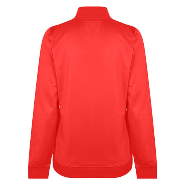 Material: 100% Polyester. Design: Gestapeltes Logo. Reißverschluss mit Markenzeichen. Saum: Gerippt. Ärmel-Typ: Langärmelig. Manschette: Gerippt. Ausschnitt: Stehkragen. Verschluss: Halber Reißverschluss, umgekehrter Spiralreißverschluss.