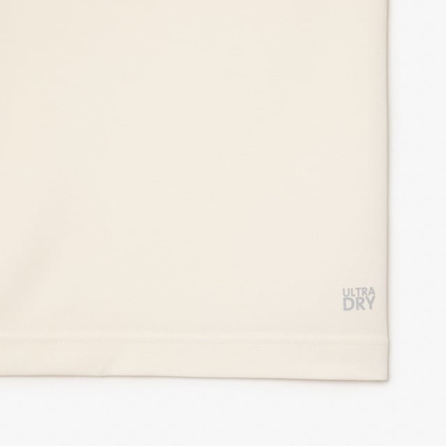 Ultra Dry Piqué Tennis T-shirt Recycled polyester ripstop piqué Regular  straight cut Timeless crew neck Monogram inspired by the Lacoste archives Silicone crocodile on breast