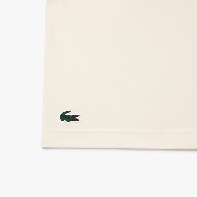 Ultra Dry Piqué Tennis T-shirt Recycled polyester ripstop piqué Regular  straight cut Timeless crew neck Monogram inspired by the Lacoste archives Silicone crocodile on breast