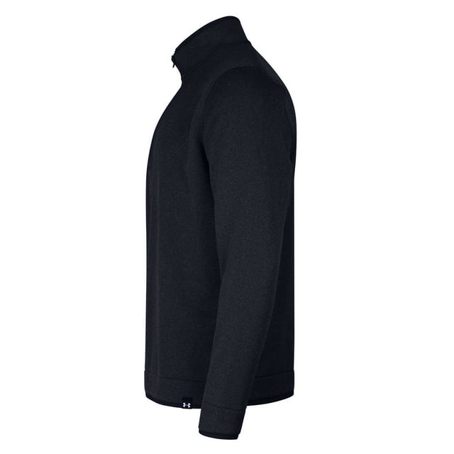 88% Cationic Dyeable Polyester, 12% Polyester. Fabric: Fleece, Stretch. Design: Plain. Fabric Technology: Fluorine Free, Lightweight, Water Repellent. Neckline: Funnel Neck. Sleeve-Type: Long-Sleeved. Fastening: Quarter Zip. S: 36 in. M: 40 in. L: 44 in. XL: 48 in. XXL: 52 in. 3XL: 54 in.