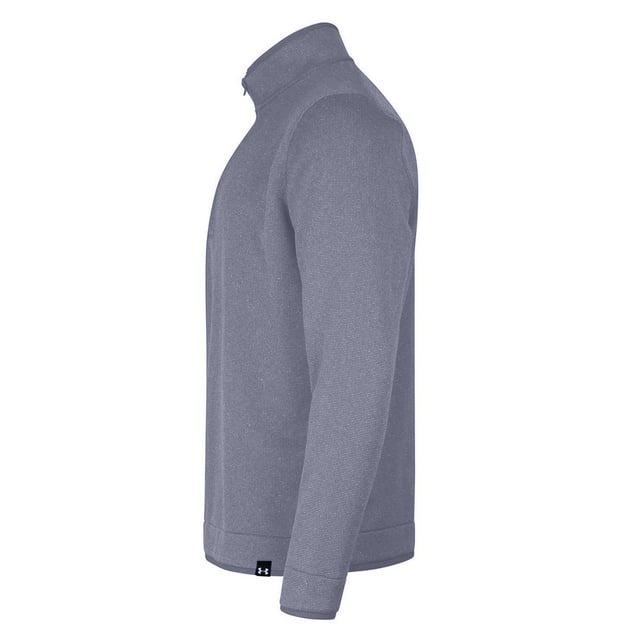 88% Cationic Dyeable Polyester, 12% Polyester. Fabric: Fleece, Stretch. Design: Plain. Fabric Technology: Fluorine Free, Lightweight, Water Repellent. Neckline: Funnel Neck. Sleeve-Type: Long-Sleeved. Fastening: Quarter Zip. S: 36 in. M: 40 in. L: 44 in. XL: 48 in. XXL: 52 in. 3XL: 54 in.