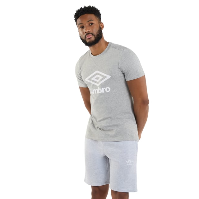 100% Cotton. Fabric: Single Jersey. Design: Screenprint, Stacked Logo. Neckline: Crew Neck. Sleeve-Type: Short-Sleeved. Fabric Technology: Lightweight. Subtle Stitch Detail, Top Stitched Shoulder. XS: 35 in. S: 37 in. M: 40 in. L: 43 in. XL: 46 in. XXL: 49 in.