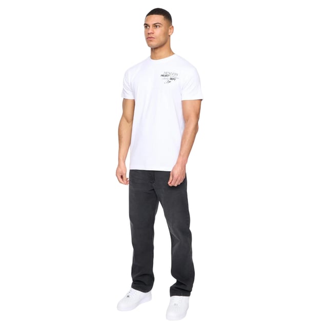 100% Cotton. Fabric: Soft Touch. Design: Back Print, Logo, Puff Print, Text. Neckline: Crew Neck. Sleeve-Type: Short-Sleeved. Fit: Regular. S: 38 in. M: 40 in. L: 42 in. XL: 44 in. XXL: 46 in.