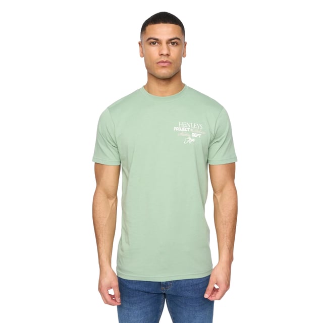 100% Cotton. Fabric: Soft Touch. Design: Back Print, Logo, Puff Print, Text. Neckline: Crew Neck. Sleeve-Type: Short-Sleeved. Fit: Regular. S: 38 in. M: 40 in. L: 42 in. XL: 44 in. XXL: 46 in.
