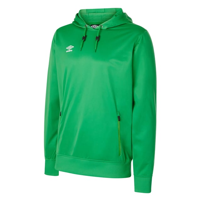 Materiaal: 100% polyester. Ontwerp: Gestapeld logo. Eigenschappen kap: 3-delig, Koord, Gegroeid op kap. Gemerkte Oogjes. Hem: Uitgerust, geribbeld. Manchet: Gemonteerd, geribbeld. Halslijn: Kapitein. Mouwtype: Met lange mouwen. Zakken: 2 zijzakken, omgekeerde rits, ritsbeschermer. Bevestiging: Trek aan de achterkant.