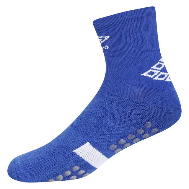 70% Cotton, 20% Nylon, 10% Elastane. Design: Contrast Detail, Logo. Offset Side Seams. Fabric Technology: Premgripp. Anti-Blister, Dual Density Footbed, Elasticated Foot, Padded Ankle. Gripped, Integrated. Cut: Mid Calf.