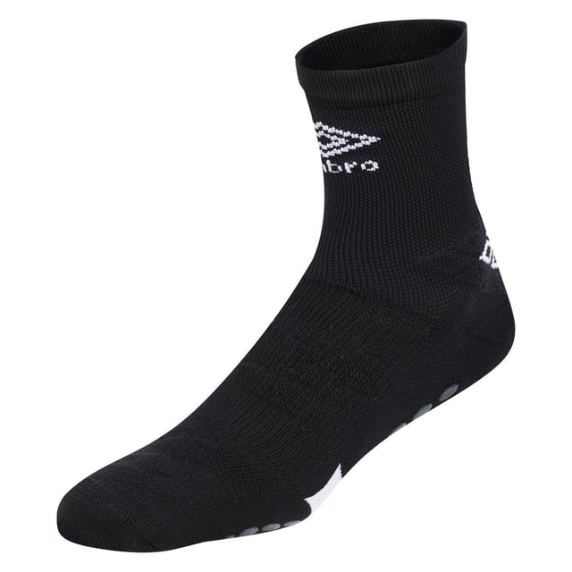 70% Cotton, 20% Nylon, 10% Elastane. Design: Contrast Detail, Logo. Offset Side Seams. Fabric Technology: Premgripp. Anti-Blister, Dual Density Footbed, Elasticated Foot, Padded Ankle. Gripped, Integrated. Cut: Mid Calf.
