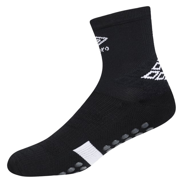 70% Cotton, 20% Nylon, 10% Elastane. Design: Contrast Detail, Logo. Offset Side Seams. Fabric Technology: Premgripp. Anti-Blister, Dual Density Footbed, Elasticated Foot, Padded Ankle. Gripped, Integrated. Cut: Mid Calf.