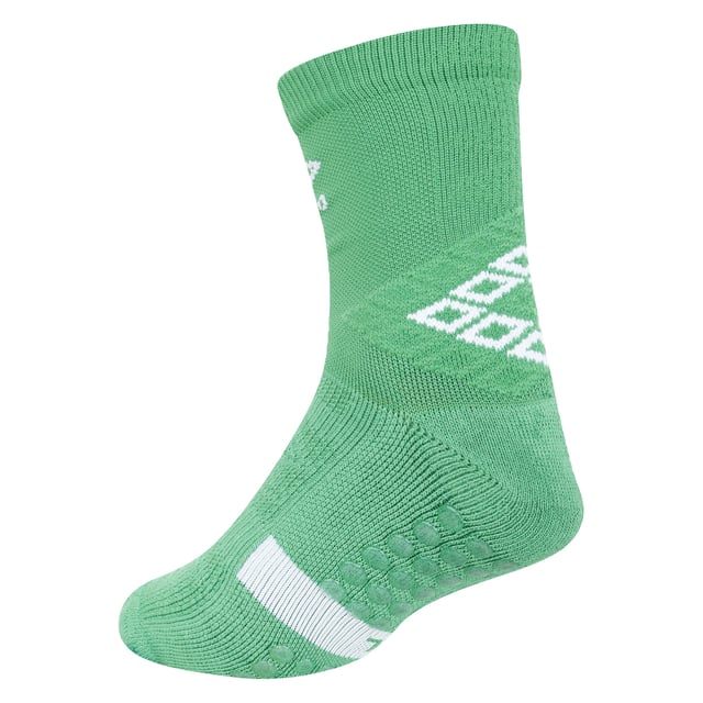 70% Cotton, 20% Nylon, 10% Elastane. Design: Contrast Detail, Logo. Offset Side Seams. Fabric Technology: Premgripp. Anti-Blister, Dual Density Footbed, Elasticated Foot, Padded Ankle. Gripped, Integrated. Cut: Mid Calf.