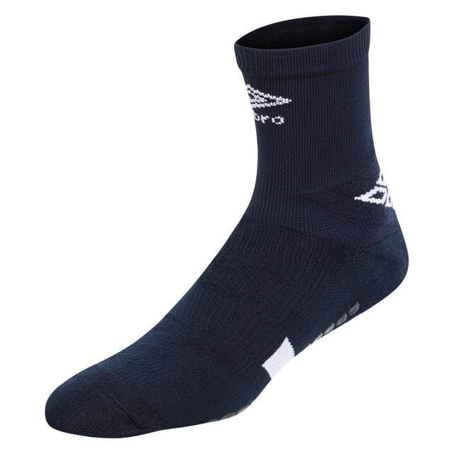 70% Cotton, 20% Nylon, 10% Elastane. Design: Contrast Detail, Logo. Offset Side Seams. Fabric Technology: Premgripp. Anti-Blister, Dual Density Footbed, Elasticated Foot, Padded Ankle. Gripped, Integrated. Cut: Mid Calf.