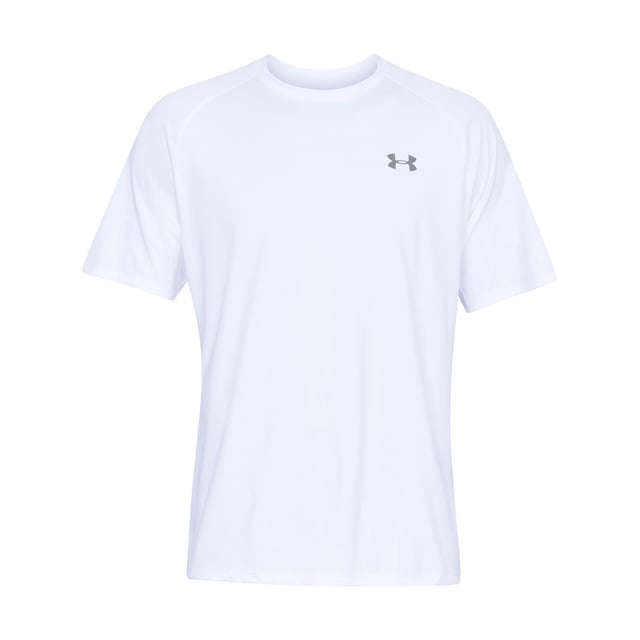 100% Polyester. Design: Plain. Neckline: Crew Neck. Fastening: Pull Over. Sleeve-Type: Short-Sleeved. Anti-Odour, Moisture Wicking, Quick Dry. S: 36 in. M: 40 in. L: 44 in. XL: 48 in. XXL: 52 in. 3XL: 56 in.
