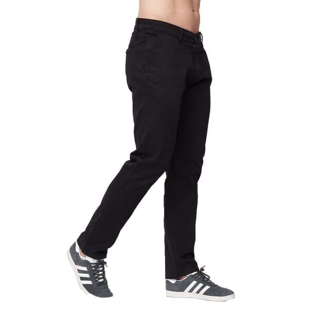 Design: Plain. Fastening: Button, Zip Fly. Fabric Technology: Lightweight. Back Yoke, Belt Loops, Twin Needle Stitching. Pockets: 2 Side Pockets, 2 Back Pockets, 1 Coin Pocket.