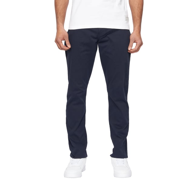 98% Cotton, 2% Elastane. Fabric: Canvas. Design: Plain. Fastening: Button, Zip Fly. Fabric Technology: Lightweight, Stretch. Belt Loops, DTM Buttons, Topstitched. Pockets: 2 Side Pockets, 2 Back Pockets, 1 Coin Pocket. Fit: Slim.
