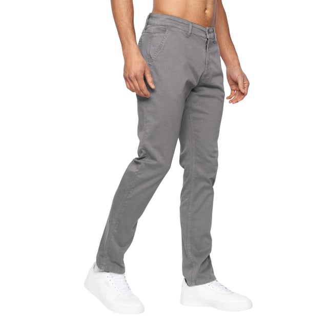 Design: Plain. Fastening: Button, Zip Fly. Fabric Technology: Lightweight. Back Yoke, Belt Loops, Twin Needle Stitching. Pockets: 2 Side Pockets, 2 Back Pockets, 1 Coin Pocket.