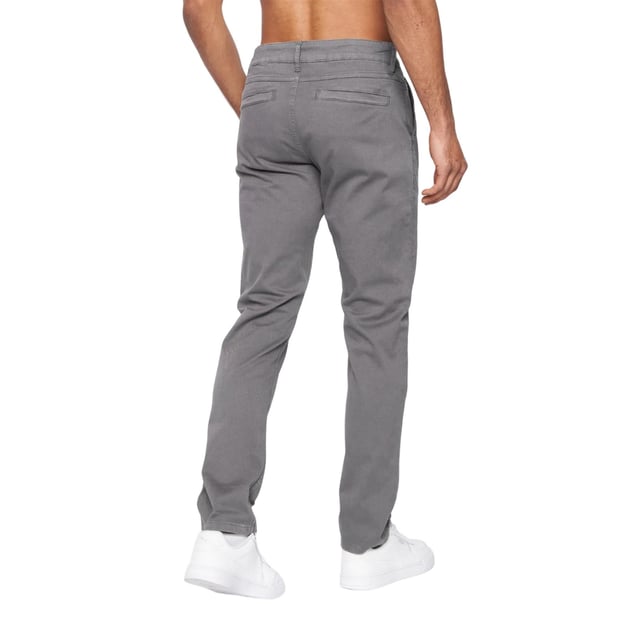 Design: Plain. Fastening: Button, Zip Fly. Fabric Technology: Lightweight. Back Yoke, Belt Loops, Twin Needle Stitching. Pockets: 2 Side Pockets, 2 Back Pockets, 1 Coin Pocket.