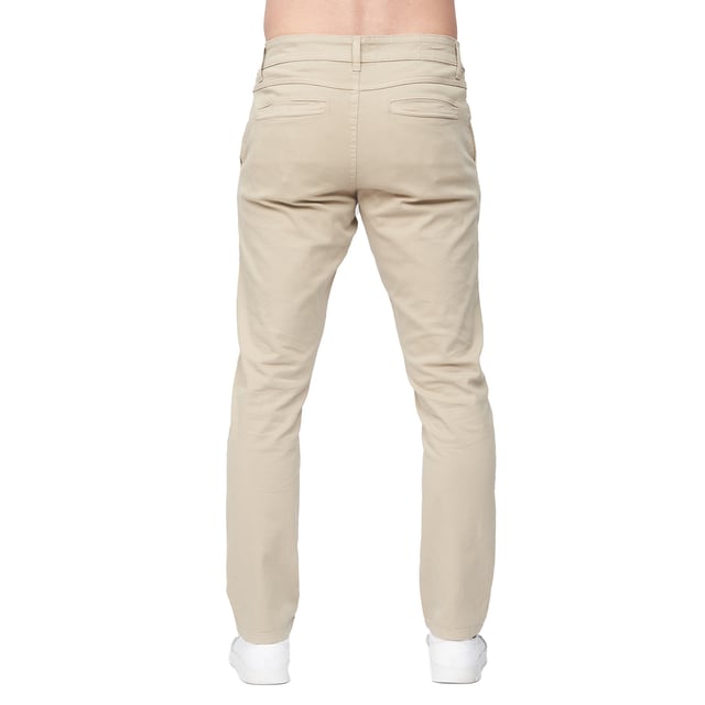 Design: Plain. Fastening: Button, Zip Fly. Fabric Technology: Lightweight. Back Yoke, Belt Loops, Twin Needle Stitching. Pockets: 2 Side Pockets, 2 Back Pockets, 1 Coin Pocket.