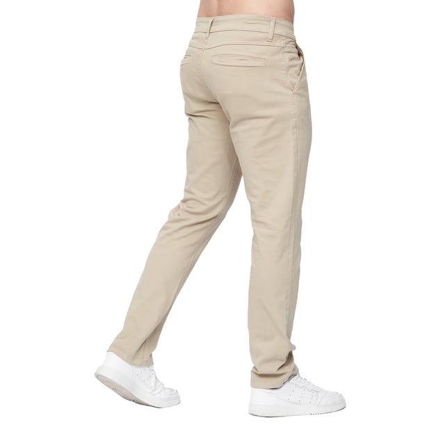 Design: Plain. Fastening: Button, Zip Fly. Fabric Technology: Lightweight. Back Yoke, Belt Loops, Twin Needle Stitching. Pockets: 2 Side Pockets, 2 Back Pockets, 1 Coin Pocket.