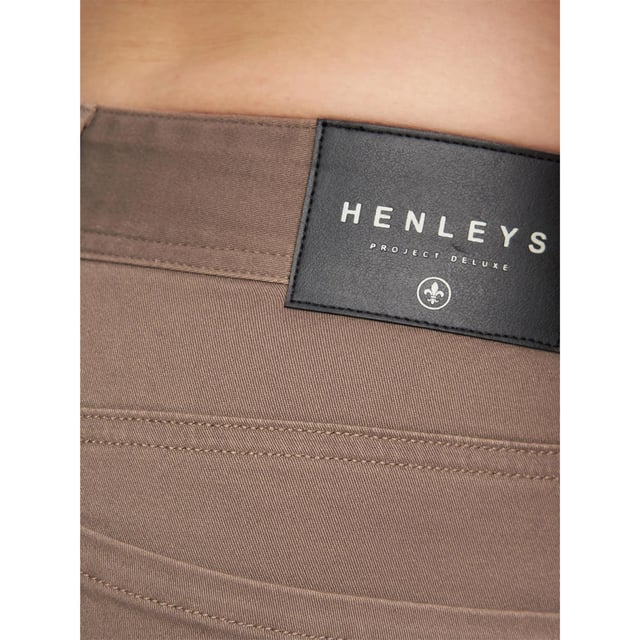 98% Cotton, 2% Elastane. Design: Plain. Fastening: Button, Zip Fly. Fabric Technology: Breathable, Stretch. Belt Loops, Woven Label. Pockets: 2 Front Pockets, 2 Back Pockets. Fit: Comfort. Waistline: Self Fabric Inner Waistband.