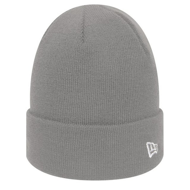 New Era Unisex Adult Flag Knitted Beanie (Grey) 100% Acrylic. Design: Embroidered, Ribbed. Turned Up Cuff. 100% Officially Licensed.