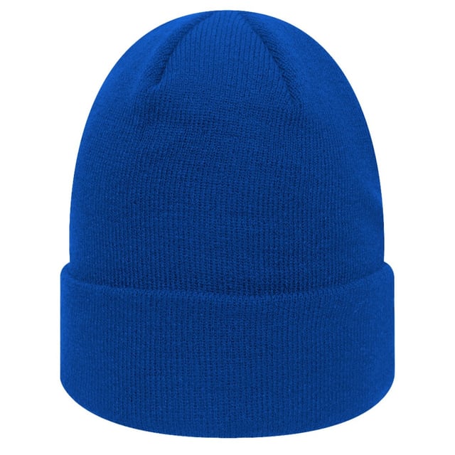 New Era Unisex Adult Flag Knitted Beanie (Royal Blue) 100% Acrylic. Design: Embroidered, Ribbed. Turned Up Cuff. 100% Officially Licensed.