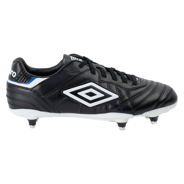 Obermaterial: Synthetischer Stoff. Marke: Umbro. Einlegesohle: Synthetischer Stoff. Laufsohle: Mit Stollen, Synthetischer Stoff. Ösen: 6. Absatz: Flach. Niedrig geschnitten. Design: Logo, Genäht. Zehenstil: Rund. Zum Schnüren. Geeignet für: Weicher Boden.