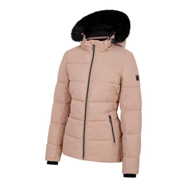 Material: Recycled. Design: Badge, Contrast, Logo, Plain. Fabric Technology: Breathable, DWR Finish, Insulating, PFC Free, PFOA Free, PFOS Free, Showerproof, Water Repellent, Waterproof. Chin Guard, Detachable Snowskirt, Inner Sleeve Cuff, Padded, Stretch Panels. Neckline: Hooded. Sleeve-Type: Long-Sleeved. Hood Features: Adjustable, Detachable Faux Fur Trim, Sew-On. Pockets: 2 Side Pockets, Zip, 1 Inner Pocket, Mesh Pocket, Ski Pass Pocket. Fastening: Full Zip. Hem: Adjustable, Shockcord Hem. 6 UK: 30 in. 8 UK: 32 in. 10 UK: 34 in. 12 UK: 36 in. 14 UK: 38 in. 20 UK: 45 in. 18 UK: 43 in. 16 UK: 40 in.