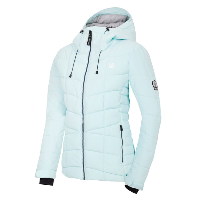 100% Recycled Polyester. Fabric: Stretch. Design: Logo, Quilted. Fabric Technology: Ared 15/30, Breathable, DWR Finish, Thermal, Waterproof. Cuff: Adjustable, Inner Stretch, Touch Fastening Tab. Chin Guard, Gel Grip, Goggle Stash With Lens Wipe, High Warmth, Inner Zip Guard, Scrim Back Panel, Snowskirt, Taped Seams. Neckline: Hooded, Standing Collar. Sleeve-Type: Long-Sleeved. Hood Features: Grown On Hood, Technical, Wired Peak. Pockets: Ski Pass Pocket, 2 Lower Pockets, Zip, 2 Internal Pockets, Stow Pocket, Mesh Lined. Fastening: Zip. Hem: Adjustable. Sustainability: Made from Recycled Materials. 6 UK: 30 in. 8 UK: 32 in. 10 UK: 34 in. 12 UK: 36 in. 14 UK: 38 in. 20 UK: 45 in. 18 UK: 43 in. 16 UK: 40 in.