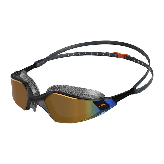 Design: Logo, Speckle. Fabric Technology: IQfit. Double Silicone Strap. 100% UV Protection, Anti-Fog, Frameless, Increased Peripheral Vision, Leak Resistant, Reduced Brightness & Glare, Reduces Skin Marks. Fastening: Adjustable Strap. Mirrored Lens. Suitable for: Outdoor Use, Racing.