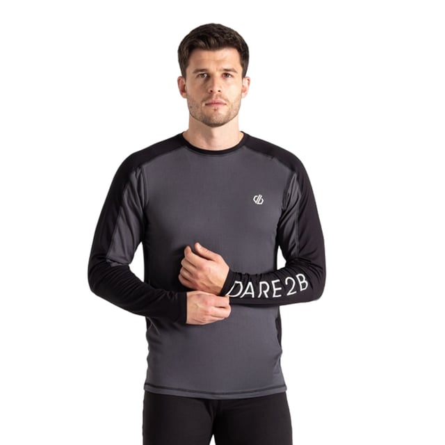 Material: Polyester. Fabric: Brushed, Q-Wic. Design: Logo, Sleeve Print, Two Tone. Neckline: Crew Neck. Sleeve-Type: Long-Sleeved. Fastening: Pull-On. Fabric Technology: Anti-Bacterial, Moisture Wicking, Odour Control, Quick Dry, Soft, Thermal. Contents: 1 Bottoms, 1 Top. Waistline: Elasticated. XS: 36 in. S: 38 in. M: 40 in. L: 42 in. XL: 44 in. XXL: 48 in. 3XL: 51 in.