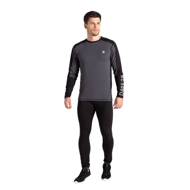 Material: Polyester. Fabric: Brushed, Q-Wic. Design: Logo, Sleeve Print, Two Tone. Neckline: Crew Neck. Sleeve-Type: Long-Sleeved. Fastening: Pull-On. Fabric Technology: Anti-Bacterial, Moisture Wicking, Odour Control, Quick Dry, Soft, Thermal. Contents: 1 Bottoms, 1 Top. Waistline: Elasticated. XS: 36 in. S: 38 in. M: 40 in. L: 42 in. XL: 44 in. XXL: 48 in. 3XL: 51 in.