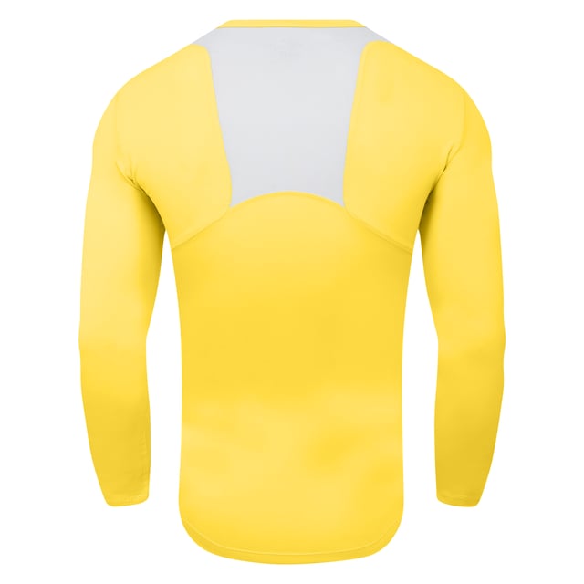 Material: Elastane, Polyester. Fabric: Single Jersey, Stretch. Design: Stacked Logo. Sleeve-Type: Long-Sleeved. Neckline: V Neck. Ergonomic Seams, Flat Locked Seams, Mesh Back Panel, Reflective, Ventilated. S: 37 in. M: 40 in. L: 43 in. XL: 46 in. XXL: 49 in. 3XL: 52 in.
