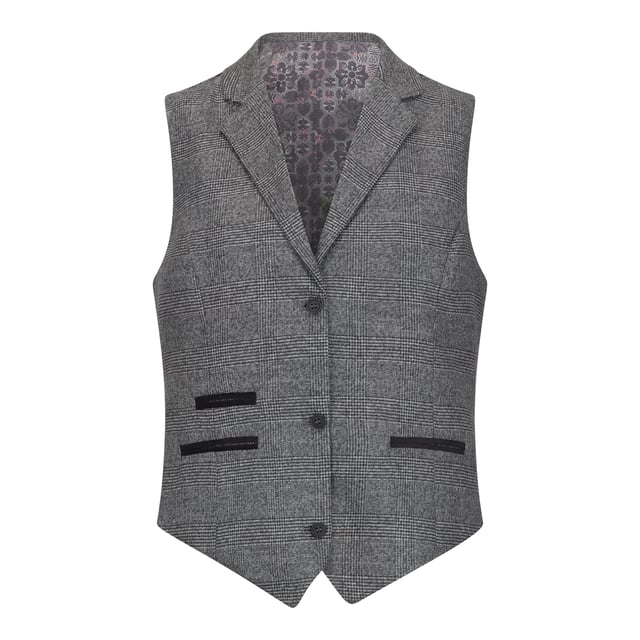 Step into sophistication with this elegant Women's 3-Piece Suit, featuring a classic Prince of Wales check design. Crafted from a premium blend of polyester and viscose, this tailored-fit ensemble includes a blazer, waistcoat, and trousers—perfect for business, formal events, or smart everyday wear. The suit offers a flattering silhouette, exceptional comfort, and lasting durability thanks to its high-quality fabric and expert craftsmanship. Each piece can be worn together for a polished look or styled separately for versatile wardrobe options.
Refined Prince of Wales Check: Timeless pattern ideal for professional and formal occasions
Tailored Fit: Sharp, flattering silhouette that enhances the natural shape
3-Piece Set: Includes blazer, waistcoat, and trousers for complete styling flexibility
Quality Fabric: Made from 65% polyester and 35% viscose for comfort and durability
Expert Craftsmanship: Well-constructed with attention to detail for lasting wear