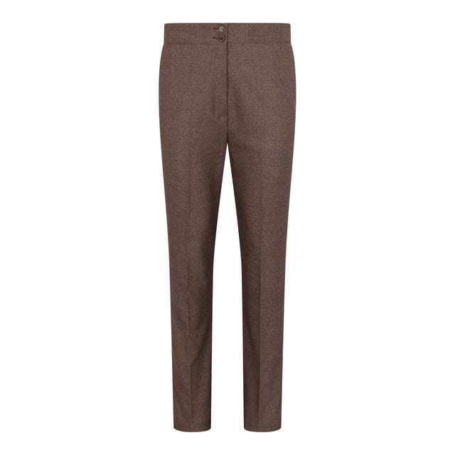 This elegant three-piece women’s suit showcases a classic Prince of Wales check pattern in brown, delivering a refined and professional aesthetic ideal for business and formal settings. Designed with a modern tailored fit, it flatters the silhouette and exudes confidence. Crafted from high-quality, breathable fabric, it ensures lasting comfort and a polished look throughout the day. The set includes a blazer, waistcoat, and trousers, offering versatile styling options for both formal and semi-formal occasions.
Elegant Prince of Wales check pattern in brown
Tailored fit for a sharp, confident silhouette
Made from breathable, high-quality fabric
Includes blazer, waistcoat, and trousers
Ideal for business, formal, and semi-formal events
