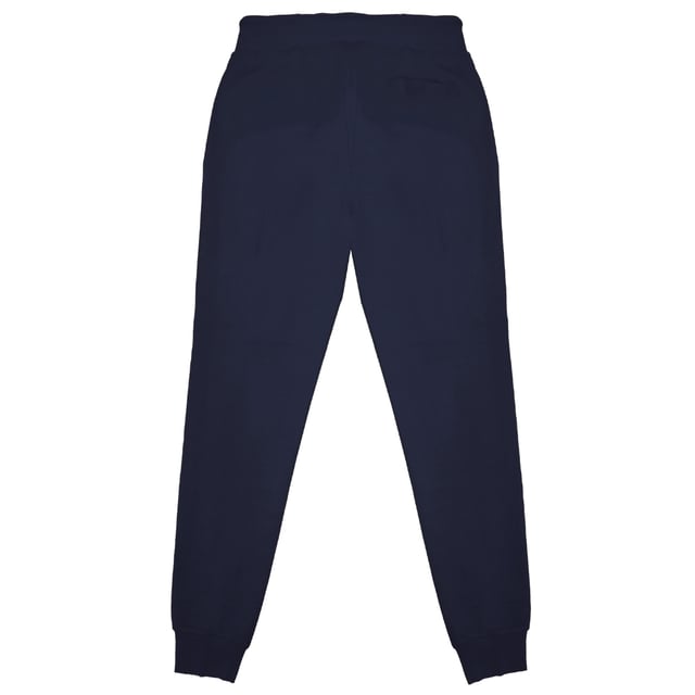 Plein Sport Navy Blue Sweatpants, 86% Cotton, 14% Polyester, Elasticated Waist and Leg Endings, Large Plein Branding On Sides, Drawstring Ties, Navy Blue Bottoms, Gym Wear