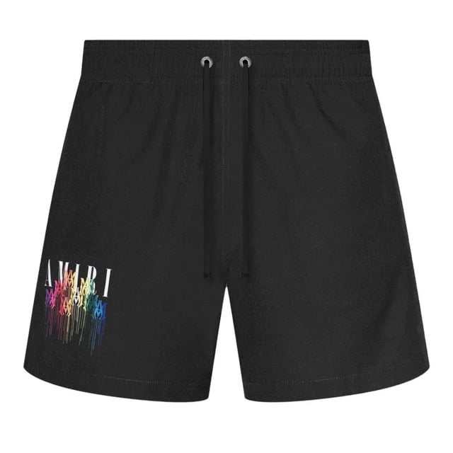 Make a splash this summer in the must-have Amiri MA Drip Black Swim Trunks! These stylish trunks feature a unique drip logo and are crafted from a comfortable blend of 88% polyester and 12% elastane. Perfect for a day at the beach or by the pool, these trunks not only make a statement but also provide a comfortable and flexible fit. Get ready to turn heads and feel confident in your summer wardrobe with the Amiri MA Drip Black Swim Trunks!