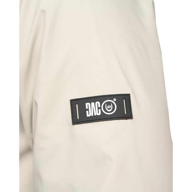 100% Nylon. Design: Plain. Fabric Technology: Durable, Lightweight. Cuff: Elasticated. Neckline: Hooded. Sleeve-Type: Long-Sleeved. Rubber Zip Pull. Hood Features: Adjustable, Bungee Cord. Pockets: 2 Chest Pockets, Zip, Flap Closure, 2 Side Pockets. Fastening: Full Zip. Hem: Elasticated. M: 40 in. L: 42 in. XL: 44 in.