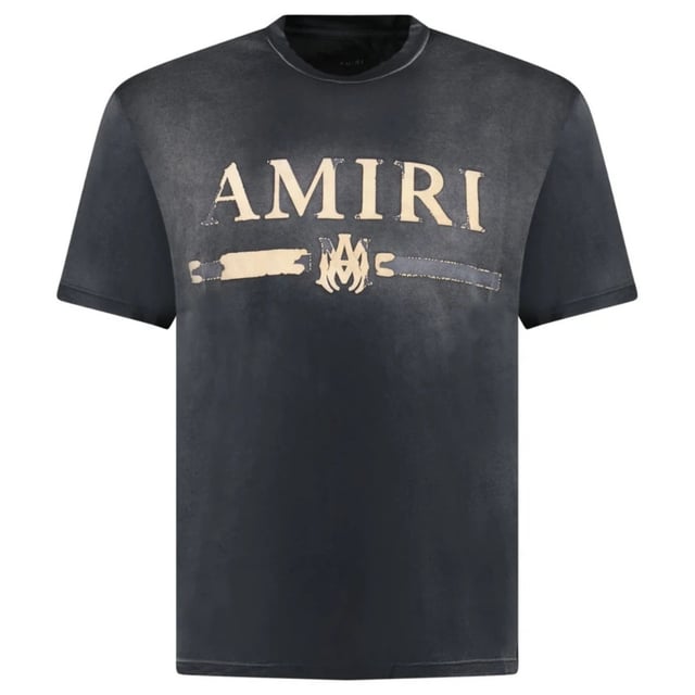Upgrade your style and stand out with the AMIRI MA Bar Applique Black T-Shirt! Crafted from premium 100% cotton, this iconic tee boasts the brand's distinctive bar applique, bringing edgy flair to your outfits. You'll love the bold statement this shirt makes, and you'll never want to part with it!