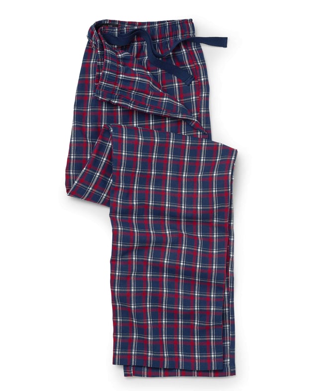 Experience the ultimate in comfort with our red, navy and white check lounge pants. Made from 100% cotton that’s been brushed for cosiness, they are luxuriously soft, wrapping you in luxury warmth perfect for lazy days at home or working from home. 100% pure brushed cotton, warm, soft and cosy. Fully elasticated waist with contrast herringbone. One pocket at the back with embroidered logo. Inside leg on a size Medium is 31" / 79cm. Presented in fully recyclable packaging.