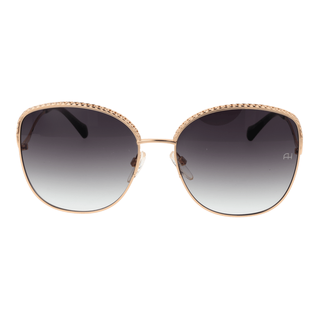 Geslacht: Vrouw
Hoofdkleur: Goud
Kleur van het frame: Goud
Frame materiaal: Metaal
Kleur van lenzen: Grijs
Lensenmateriaal: Kunststof
Filtercategorie: 3
Lenzen effect: Geen extra's
Bescherming: 100% UVA & UVB
Breedte van de lenzen: 60
Hoogte van de lenzen: 54
Brugbreedte: 17
Frame breedte: 140
Lengte van de tempels: 142
Stijl: Vlinder
Velgenstijl: Full-Rim
Veer scharnier: Nee
Extra: Geen extra's
Zending omvat: Etui
Country: China