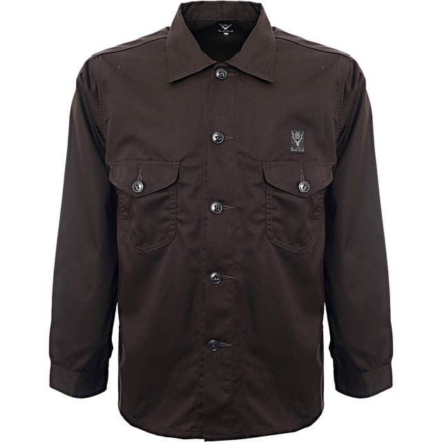 The South West Men's Smokey Shirt in charcoal is crafted from a durable blend of 65% polyester and 35% cotton, offering a perfect combination of strength, softness, and comfort. The polyester provides a smooth, wrinkle-resistant finish, while the cotton adds breathability and a soft feel against the skin. The charcoal color gives the shirt a sleek, modern appearance that easily pairs with various outfits. This shirt is versatile enough for both casual and smart-casual occasions, providing a stylish look with added durability. Ideal for everyday wear, the Smokey Shirt combines comfort, functionality, and a refined, contemporary style.
